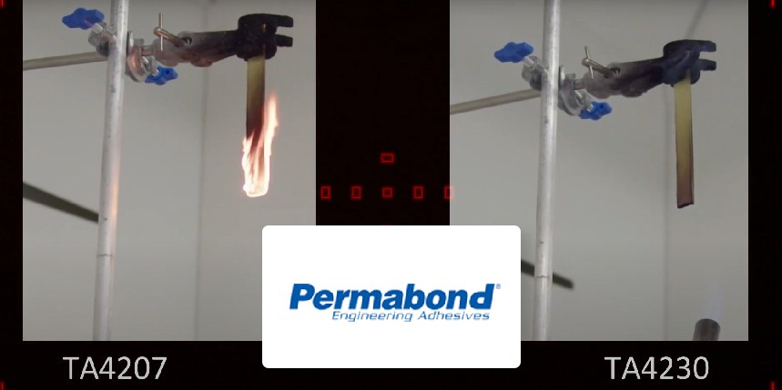 PERMABOND TA4230: Un nou adeziv structural retardant la flacără cu performanțe remarcabile pentru o siguranță sporită Sigerom